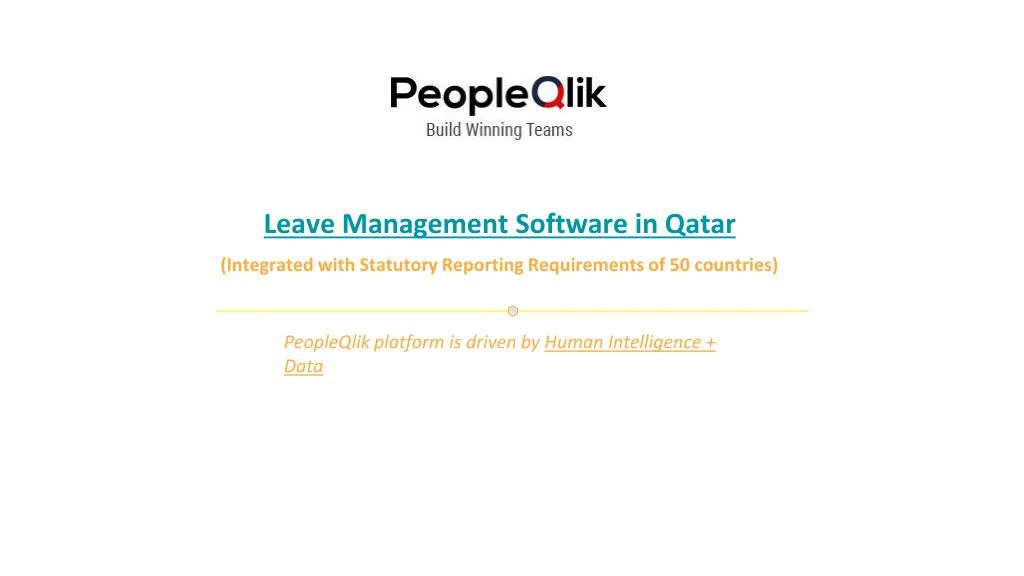 leave management software in qatar integrated with statutory reporting requirements of 50 countries