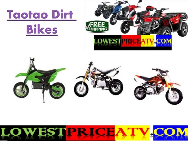 Taotao Dirt Bikes