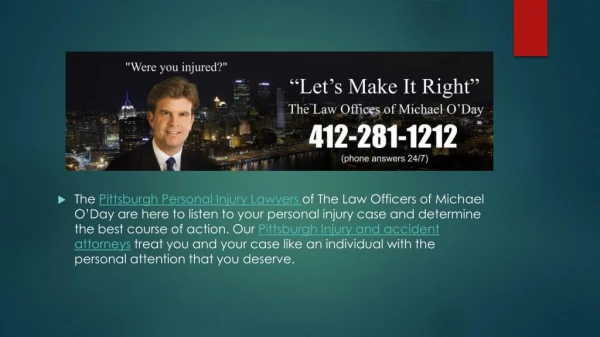 Pittsburgh Personal Injury Lawyers