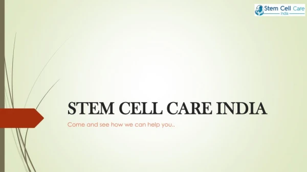 Stem cell therapy centre in india
