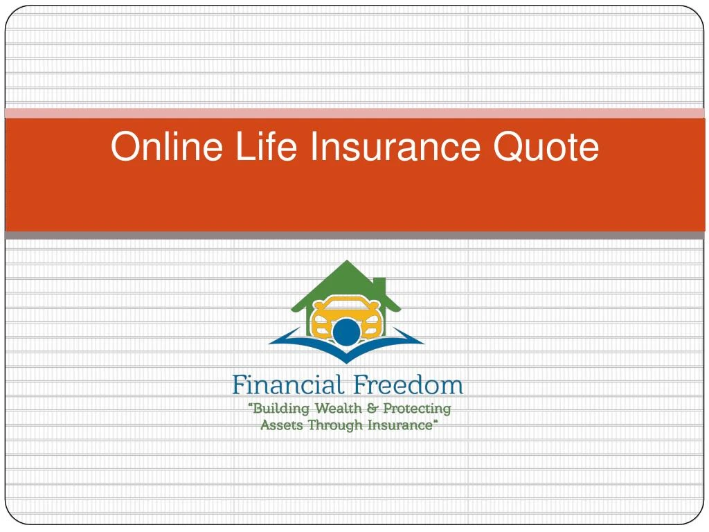 online life insurance quote