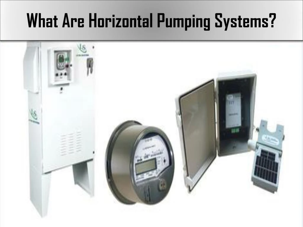 what are horizontal pumping systems