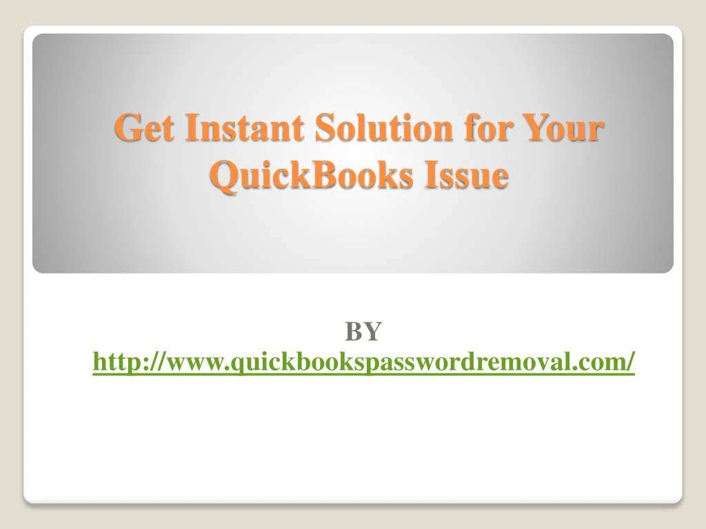 get instant solution for your quickbooks issue