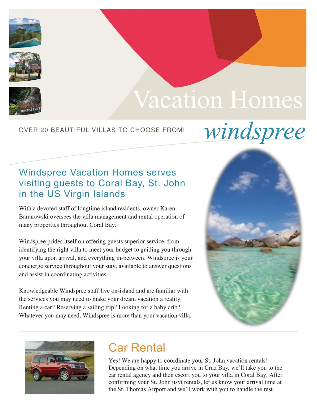 vacation homes windspree