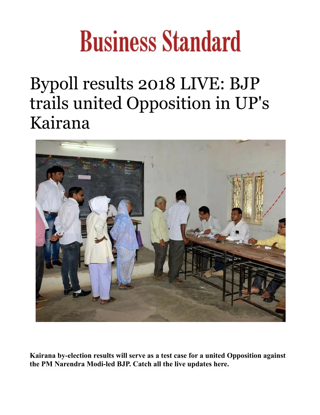 bypoll results 2018 live bjp trails united