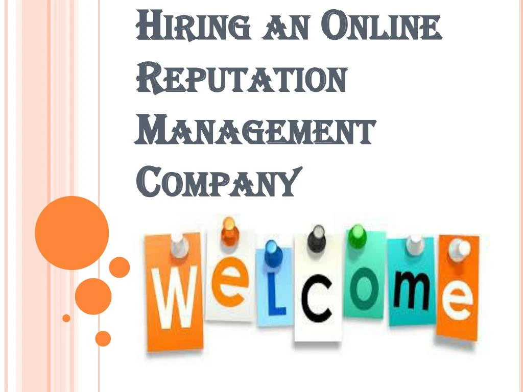 advantages of hiring an online reputation management company