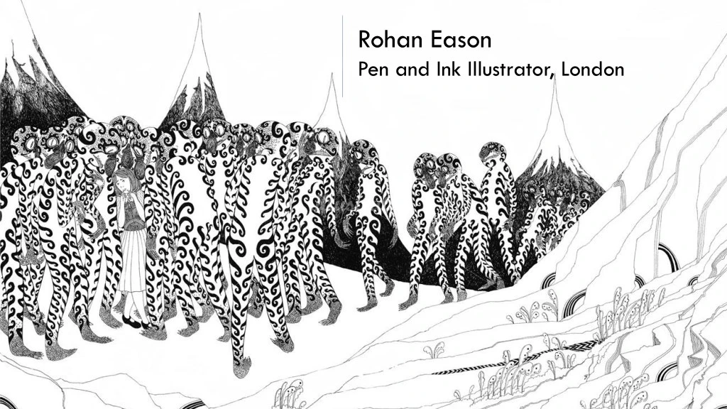 rohan eason pen and ink illustrator london