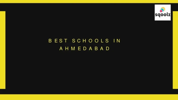 Best Schools in Ahmedabad