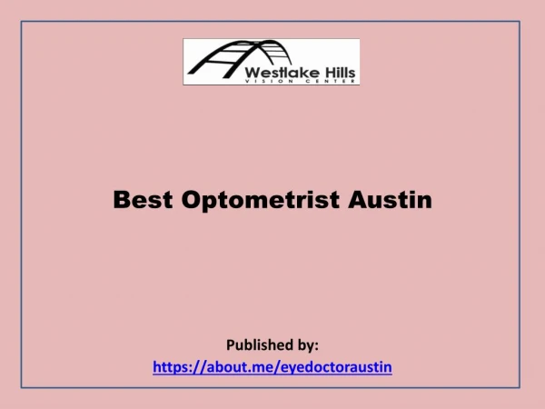 Best Optometrist Austin