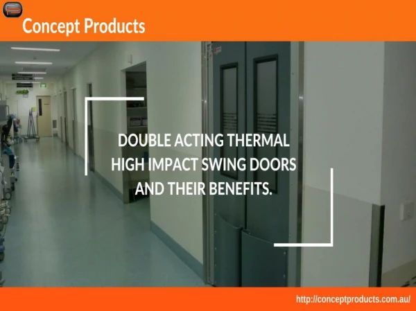 Thermal High Impact Swing Doors for Industrial Traffic Door Applications