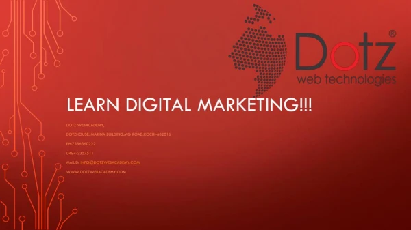 digital marketing institute iin Kochi