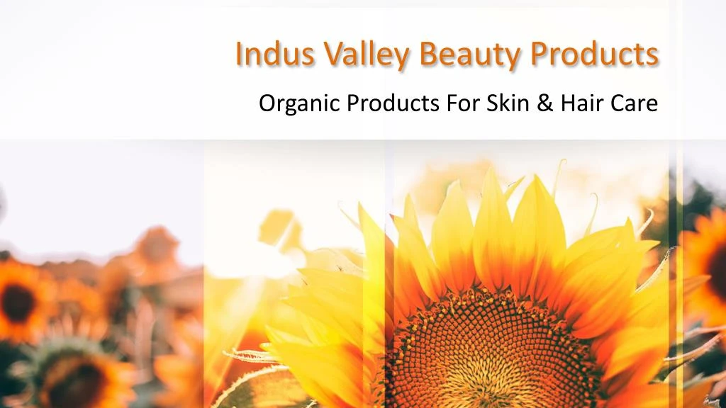 indus valley beauty products