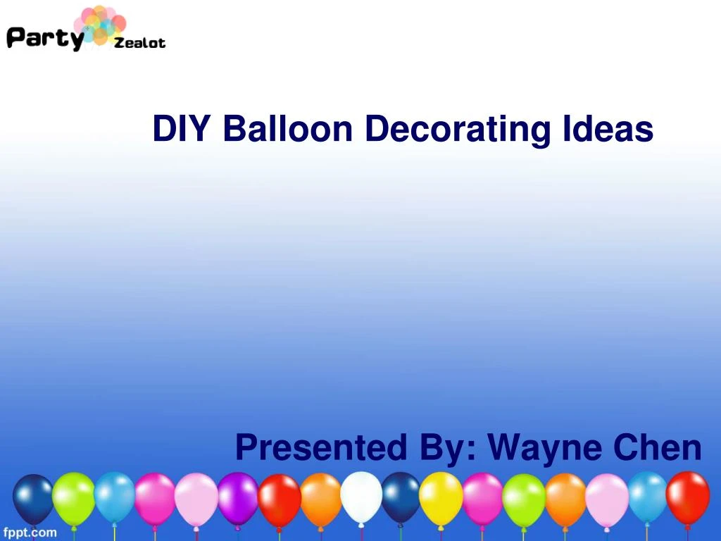diy balloon decorating ideas