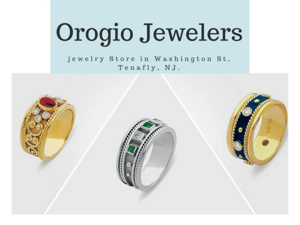 Quality Gold, Platinum and Silver Fine Jewelry