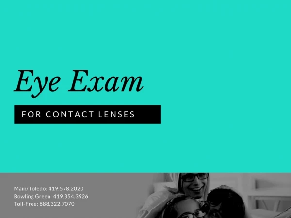 Eye Exam for Contact Lenses