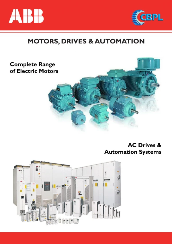 ABB Motors, Drives & Automation New Catalogue