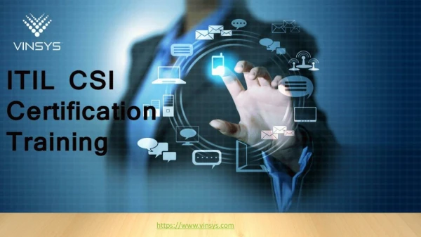 ITIL Intermediate CSI Certification Training in Bangalore from 9th June 2018-Vinsys PDF