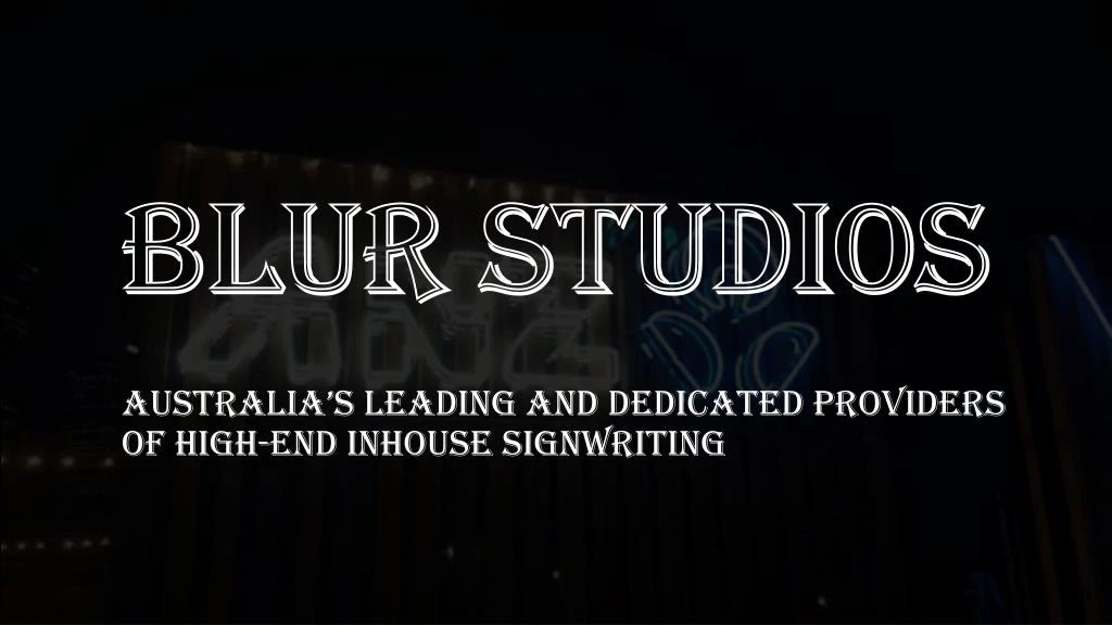 blur studios
