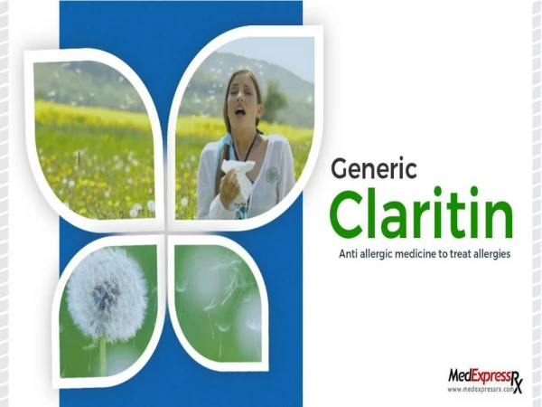 Generic Claritin - Best Medicine To Get Rid of Allergies