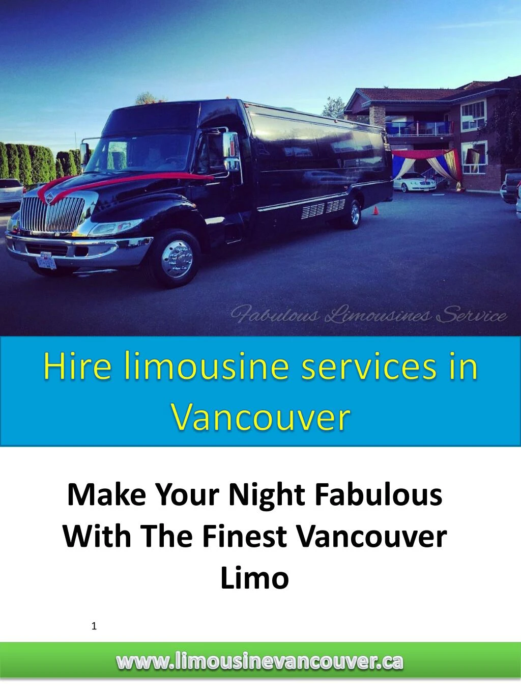 hire limousine services in vancouver