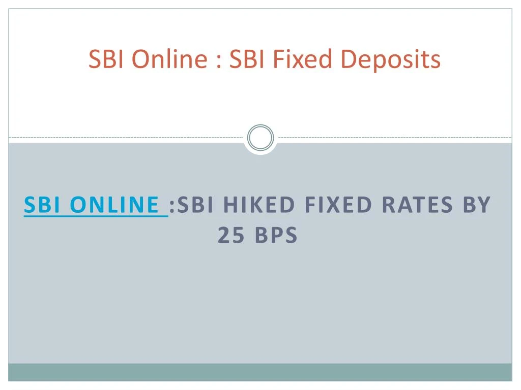 sbi online sbi fixed deposits