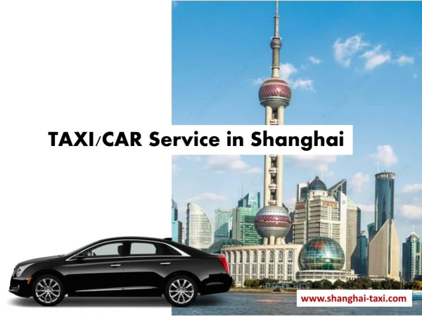 Taxis in Shanghai