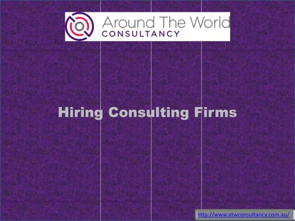 Hiring Consulting Firms