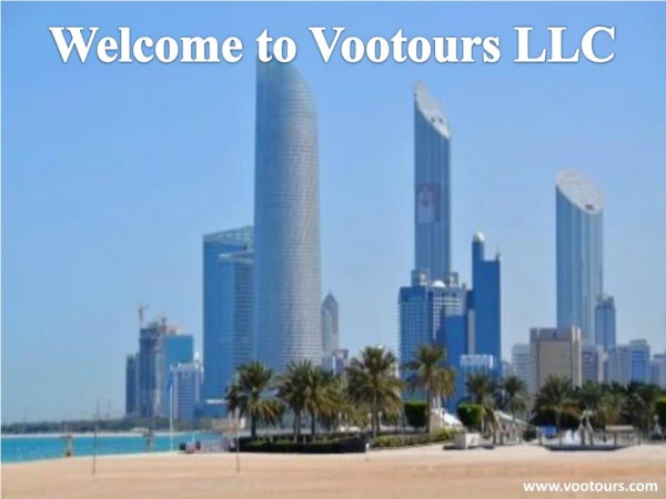 Welcome to Vootours LLC