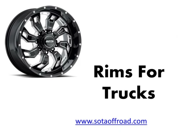 Rims For Trucks- sotaoffroad.com