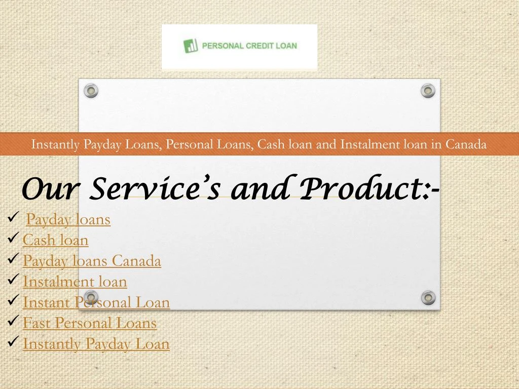 instantly payday loans personal loans cash loan