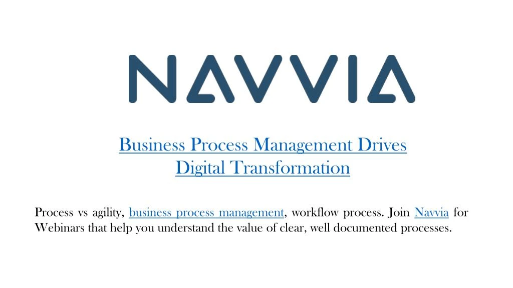 business process management drives digital