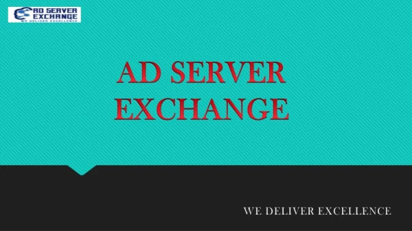Advertising Network Software and Adserverexchange Marketing Solution Service