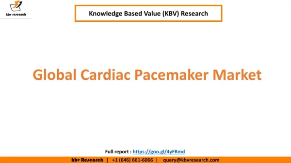 Cardiac Pacemaker Market to reach a market size of $4.8 billion by 2023