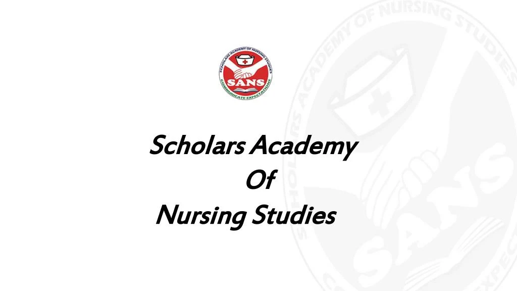 scholars academy of nursing studies