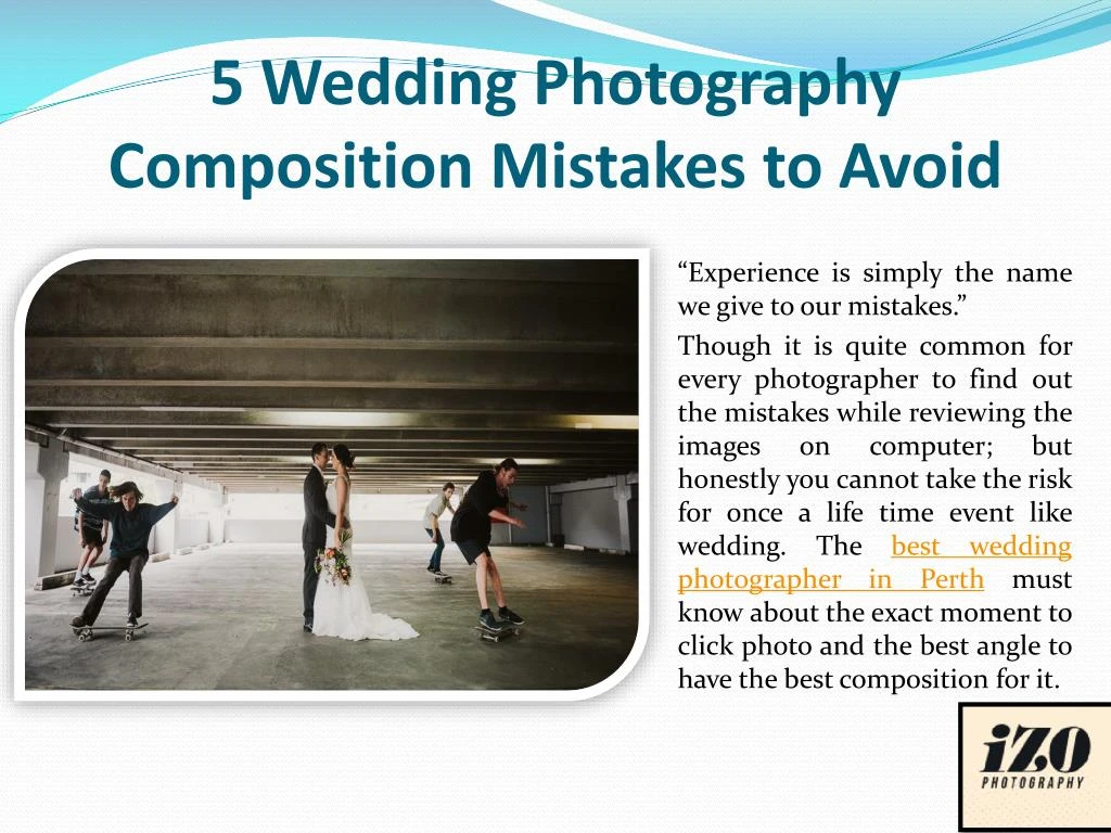 5 wedding photography composition mistakes to avoid