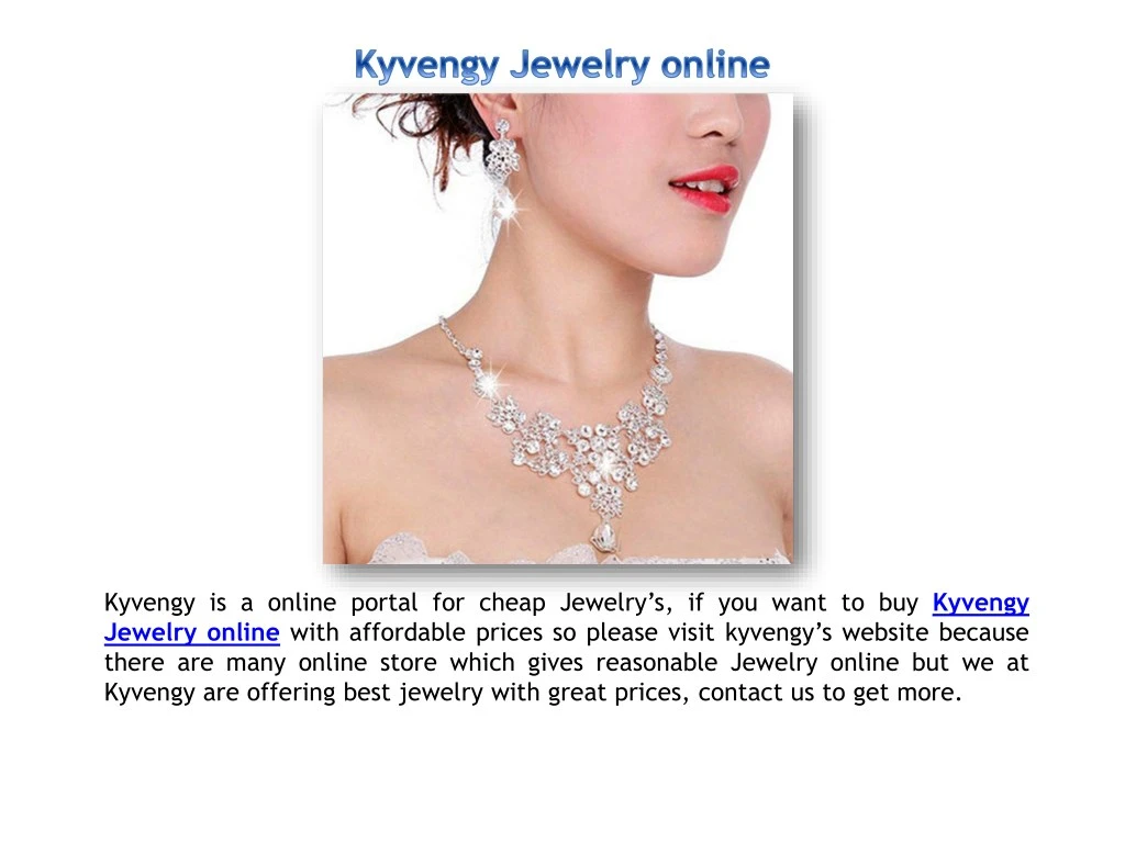 kyvengy is a online portal for cheap jewelry