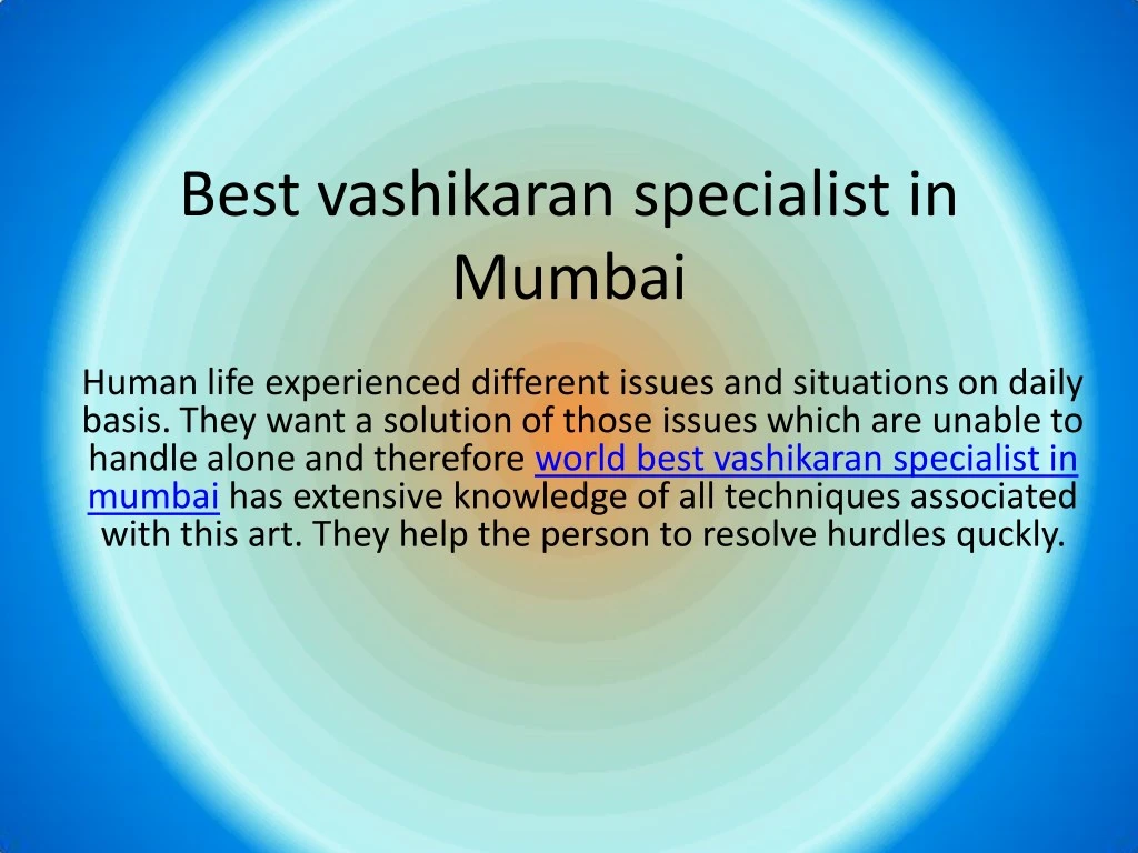 best vashikaran specialist in mumbai