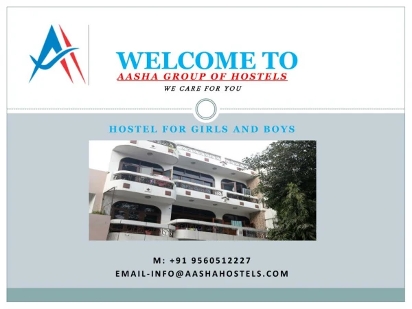 Top Hostels for Aakashians in New Delhi| Aasha hostel