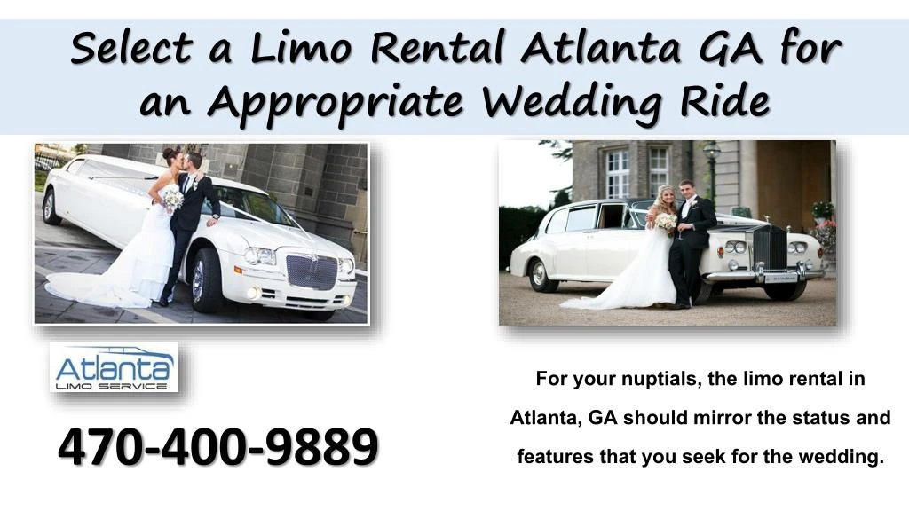 select a limo rental atlanta