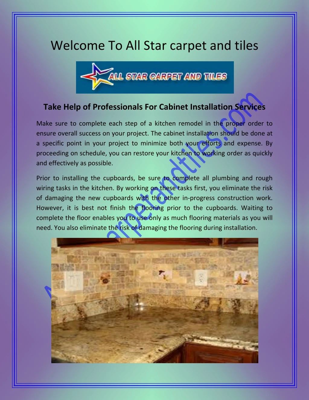 welcome to all star carpet and tiles