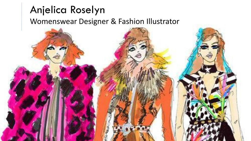 anjelica roselyn womenswear designer fashion