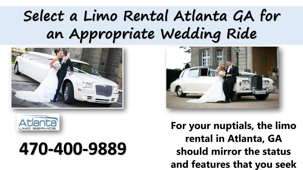 select a limo rental atlanta