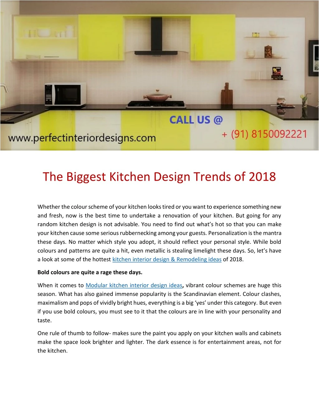 the biggest kitchen design trends of 2018