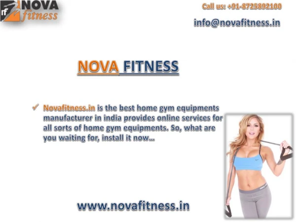 Fitness Equipment Manufacturer in India