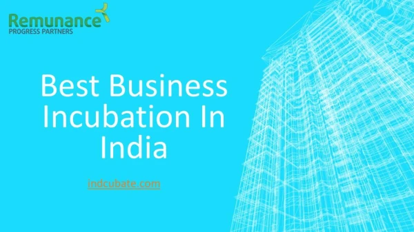 Best Business Incubation In India
