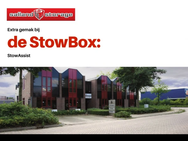Extra gemak bij de StowBox: StowAssist