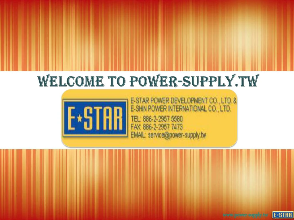 welcome to power supply tw