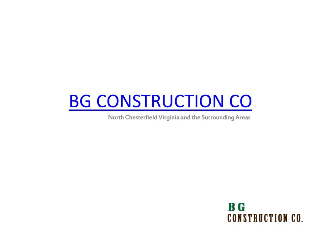 bg construction co