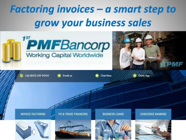 Factoring invoices â€“ a smart step to grow your business sales