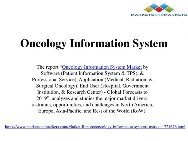 Oncology Information System